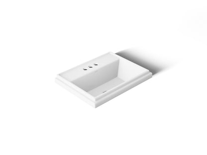 KOHLER K-2991-4 Tresham 21-3/4" rectangular drop-in bathroom sink