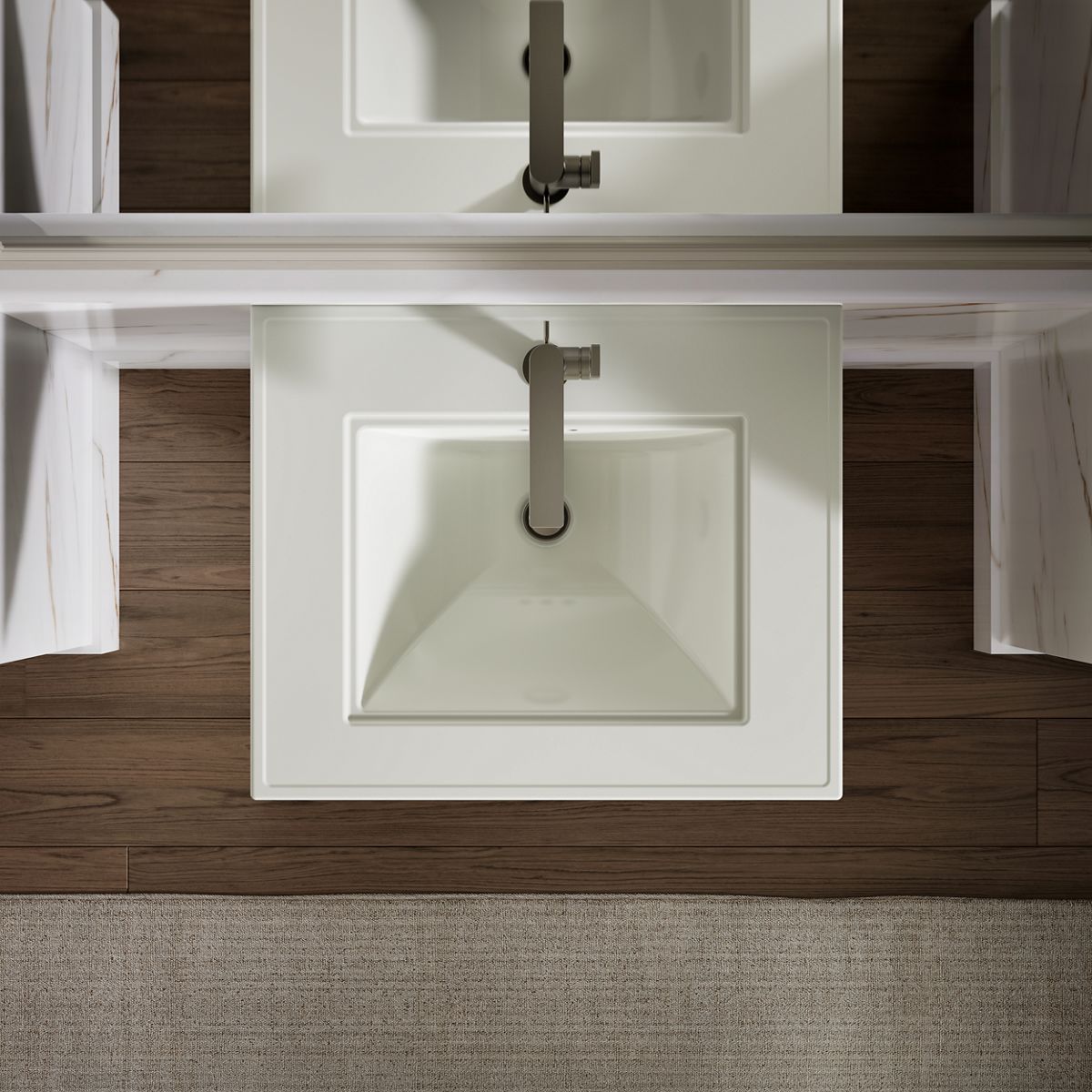 KOHLER K-29999-1 Memoirs Stately 25" pedestal/console table bathroom sink
