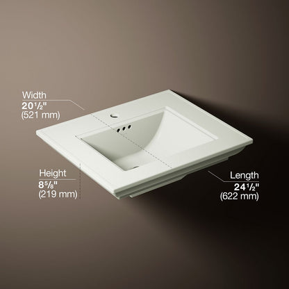 KOHLER K-29999-1 Memoirs Stately 25" pedestal/console table bathroom sink