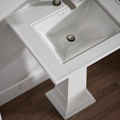 KOHLER K-29999-1 Memoirs Stately 25" pedestal/console table bathroom sink