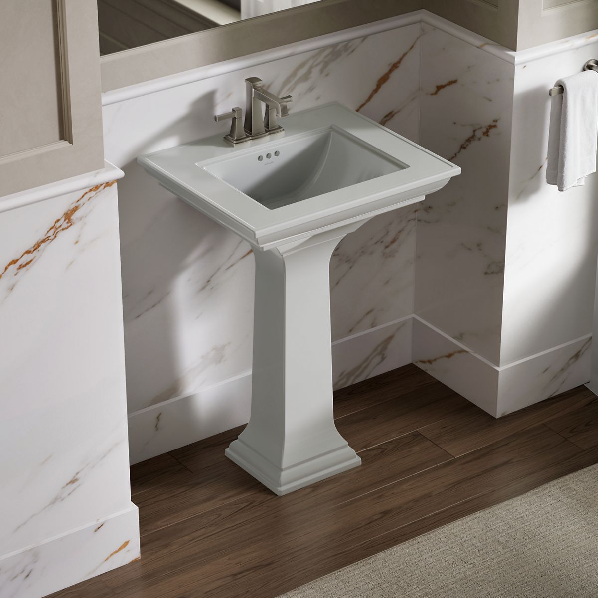KOHLER K-29999-4 Memoirs Stately 25" pedestal/console table bathroom sink
