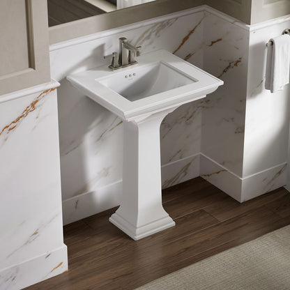 KOHLER K-29999-4 Memoirs Stately 25" pedestal/console table bathroom sink