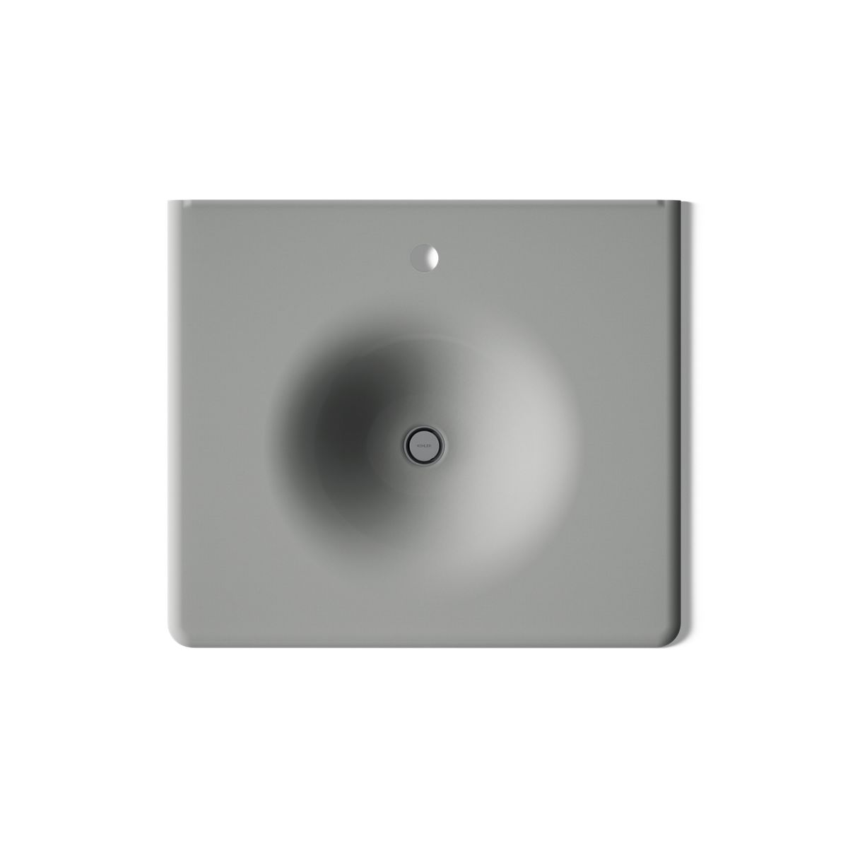 KOHLER Iron/Impressions 25" Enameled cast iron vanity top with integrated round sink