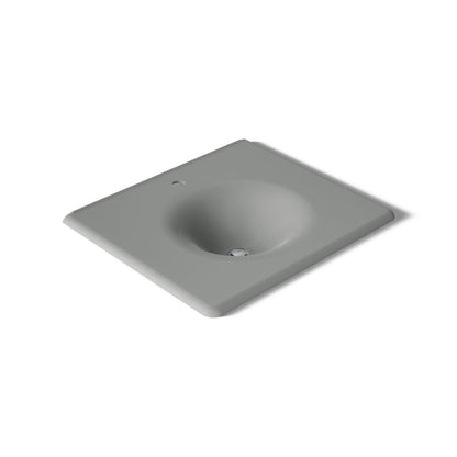 KOHLER Iron/Impressions 25" Enameled cast iron vanity top with integrated round sink