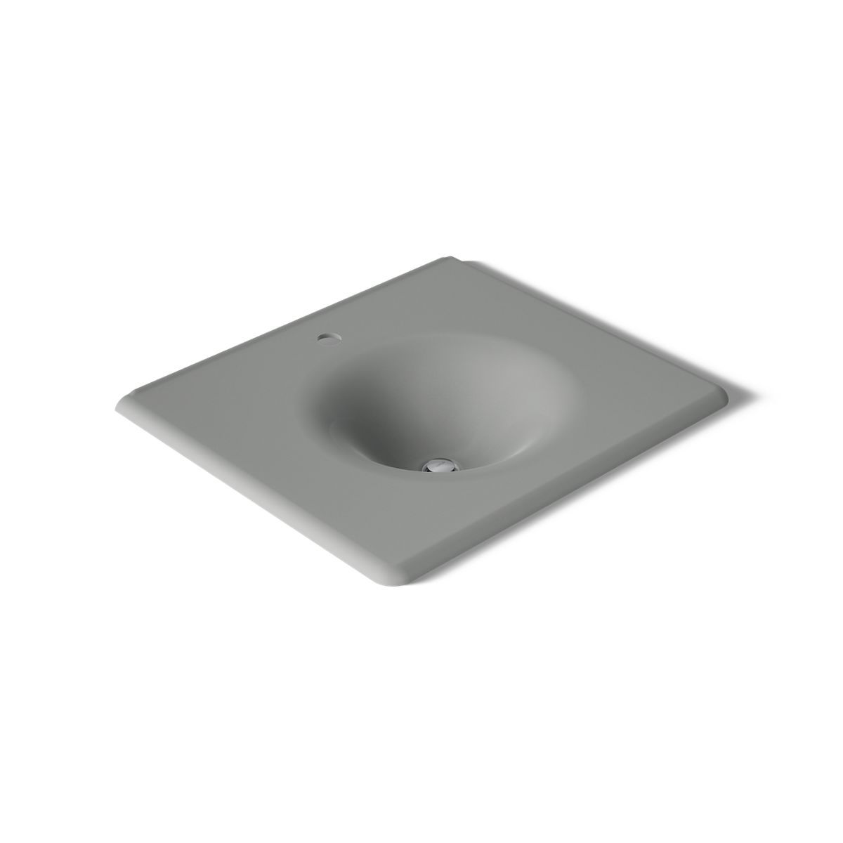 KOHLER Iron/Impressions 25" Enameled cast iron vanity top with integrated round sink