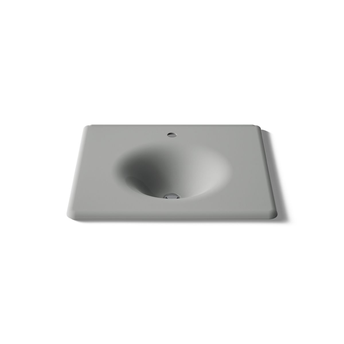 KOHLER Iron/Impressions 25" Enameled cast iron vanity top with integrated round sink