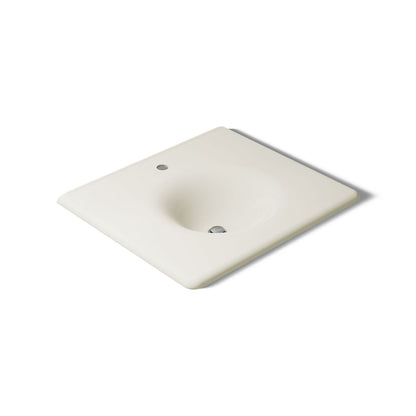 KOHLER Iron/Impressions 25" Enameled cast iron vanity top with integrated round sink