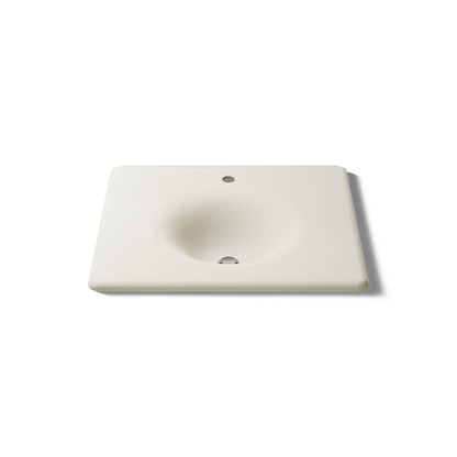 KOHLER Iron/Impressions 25" Enameled cast iron vanity top with integrated round sink