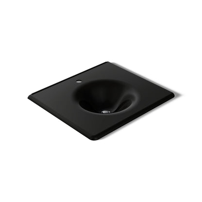 KOHLER Iron/Impressions 25" Enameled cast iron vanity top with integrated round sink