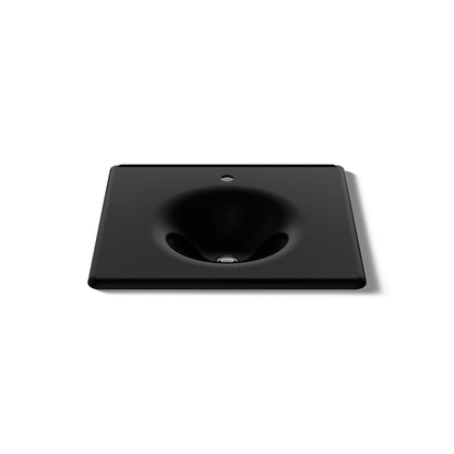 KOHLER Iron/Impressions 25" Enameled cast iron vanity top with integrated round sink