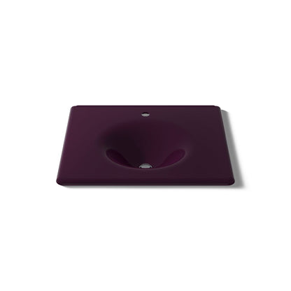 KOHLER Iron/Impressions 25" Enameled cast iron vanity top with integrated round sink