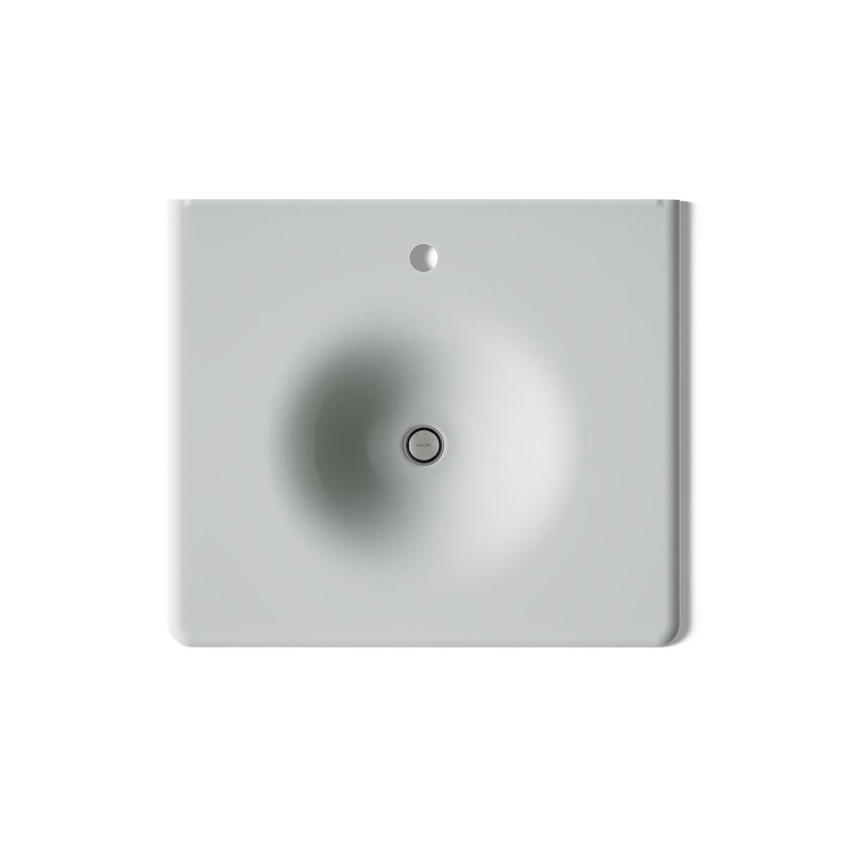 KOHLER Iron/Impressions 25" Enameled cast iron vanity top with integrated round sink
