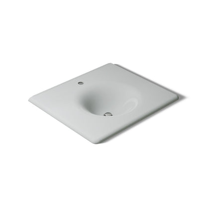 KOHLER Iron/Impressions 25" Enameled cast iron vanity top with integrated round sink