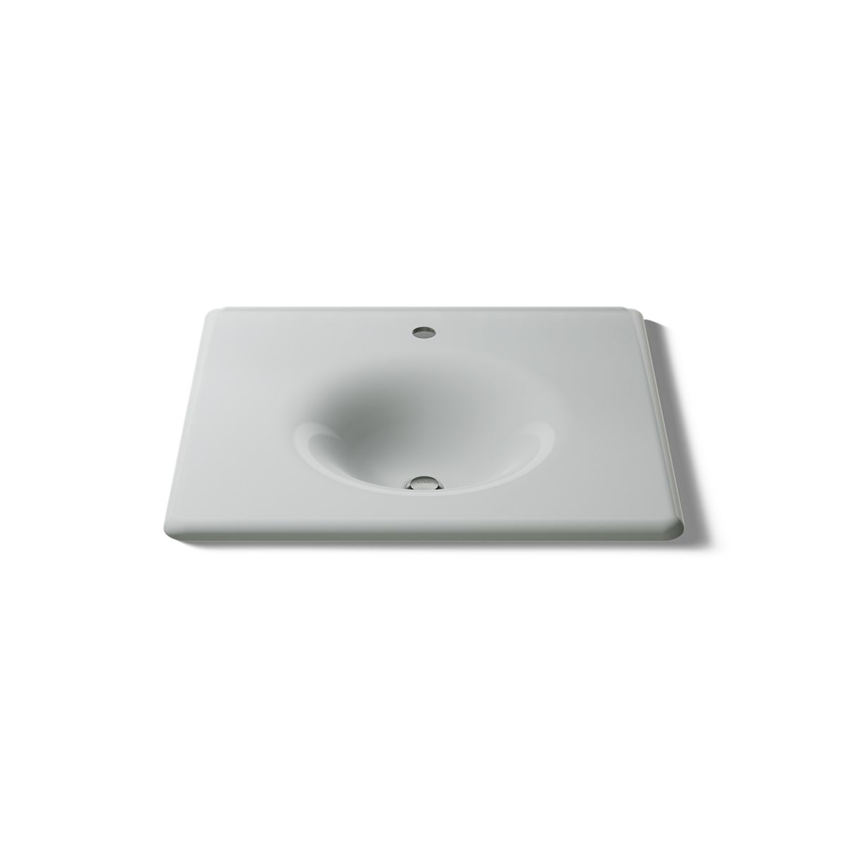 KOHLER Iron/Impressions 25" Enameled cast iron vanity top with integrated round sink