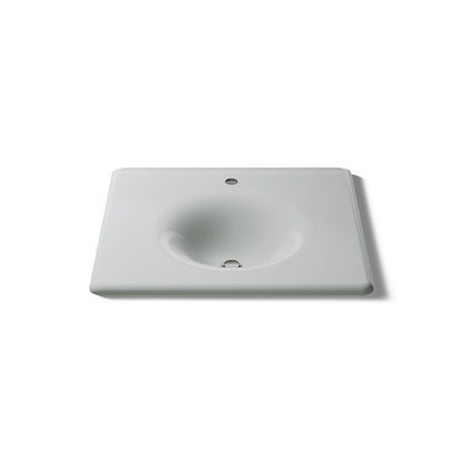 KOHLER Iron/Impressions 25" Enameled cast iron vanity top with integrated round sink