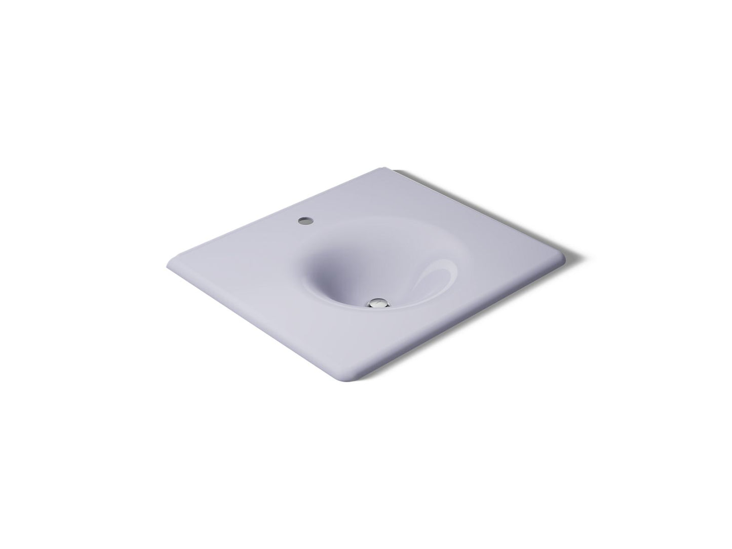KOHLER Iron/Impressions 25" Enameled cast iron vanity top with integrated round sink
