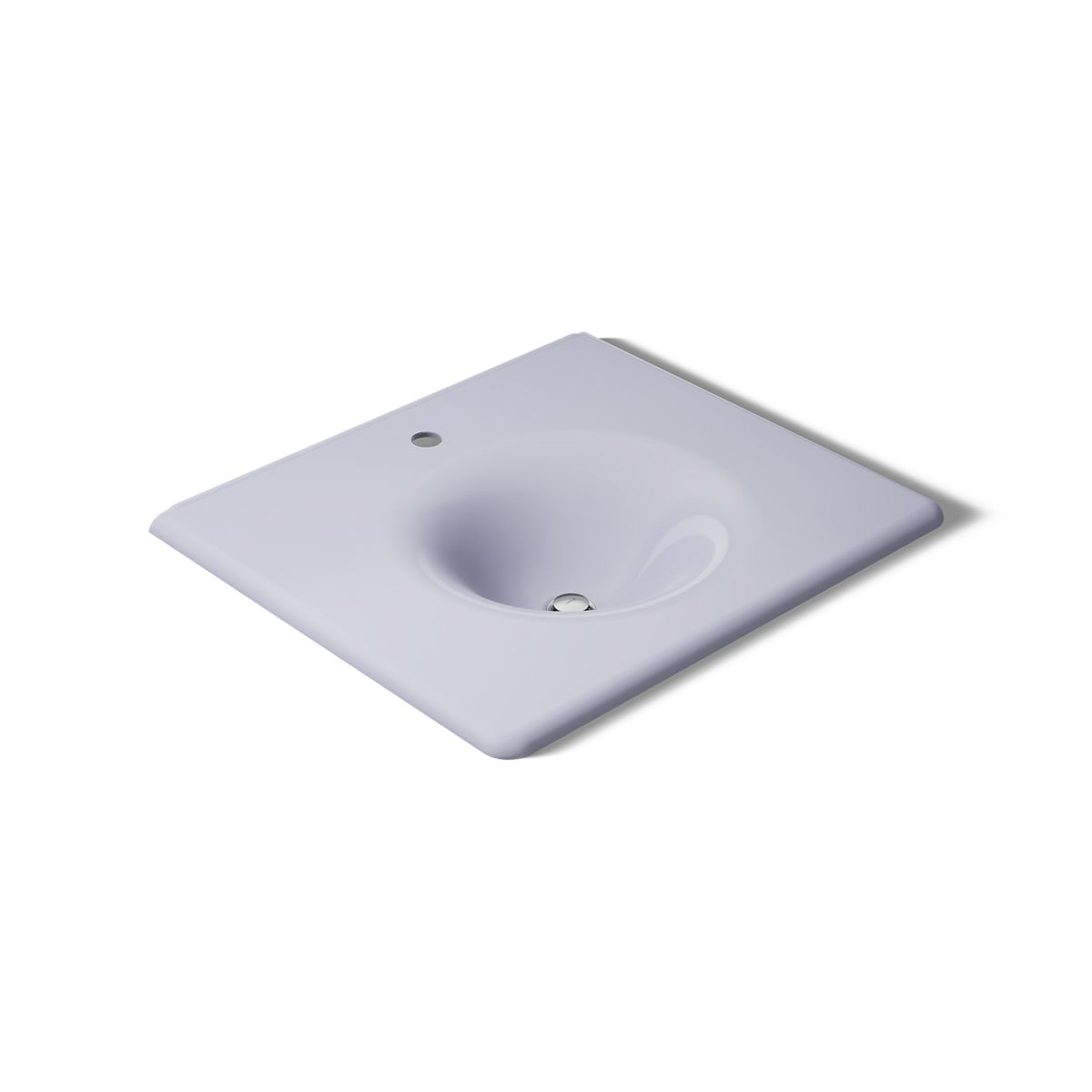 KOHLER Iron/Impressions 25" Enameled cast iron vanity top with integrated round sink