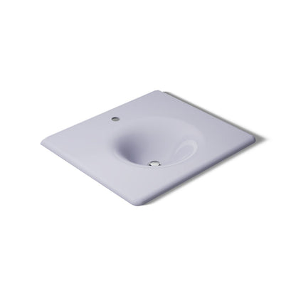 KOHLER Iron/Impressions 25" Enameled cast iron vanity top with integrated round sink