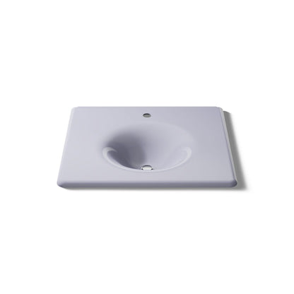 KOHLER Iron/Impressions 25" Enameled cast iron vanity top with integrated round sink