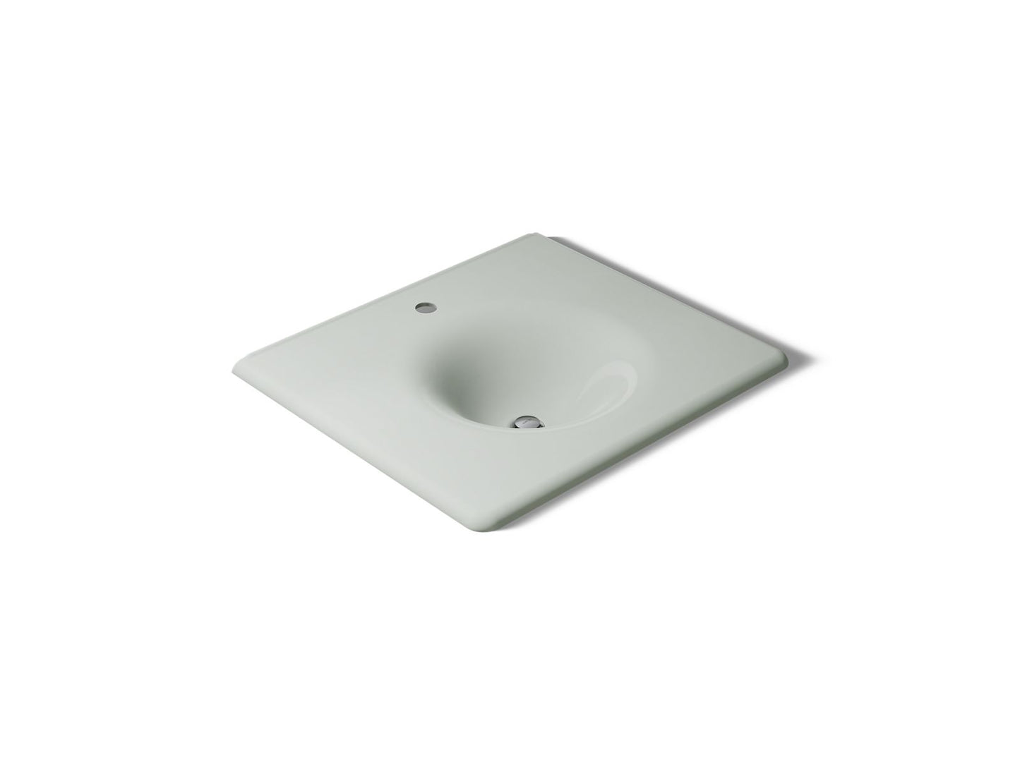 KOHLER Iron/Impressions 25" Enameled cast iron vanity top with integrated round sink