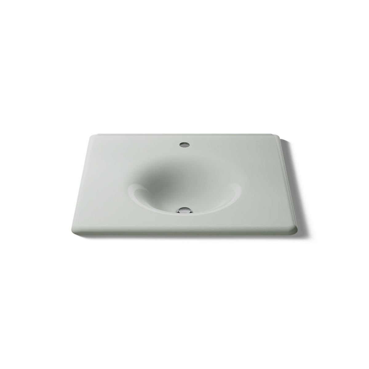 KOHLER Iron/Impressions 25" Enameled cast iron vanity top with integrated round sink