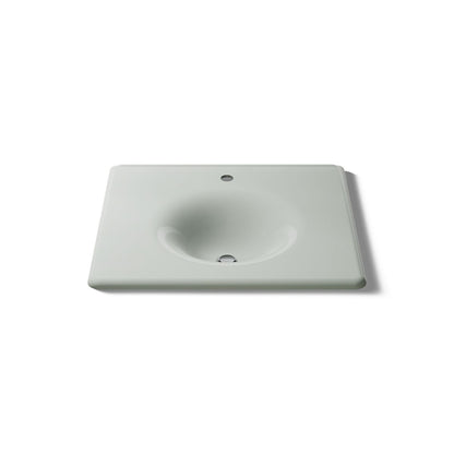 KOHLER Iron/Impressions 25" Enameled cast iron vanity top with integrated round sink