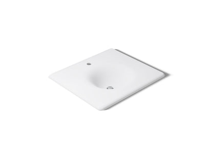 KOHLER Iron/Impressions 25" Enameled cast iron vanity top with integrated round sink