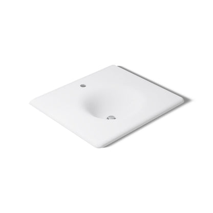 KOHLER Iron/Impressions 25" Enameled cast iron vanity top with integrated round sink
