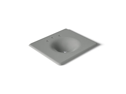 KOHLER Iron/Impressions 25" Enameled cast iron vanity top with integrated round sink