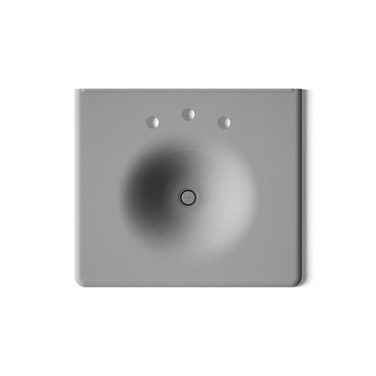 KOHLER Iron/Impressions 25" Enameled cast iron vanity top with integrated round sink