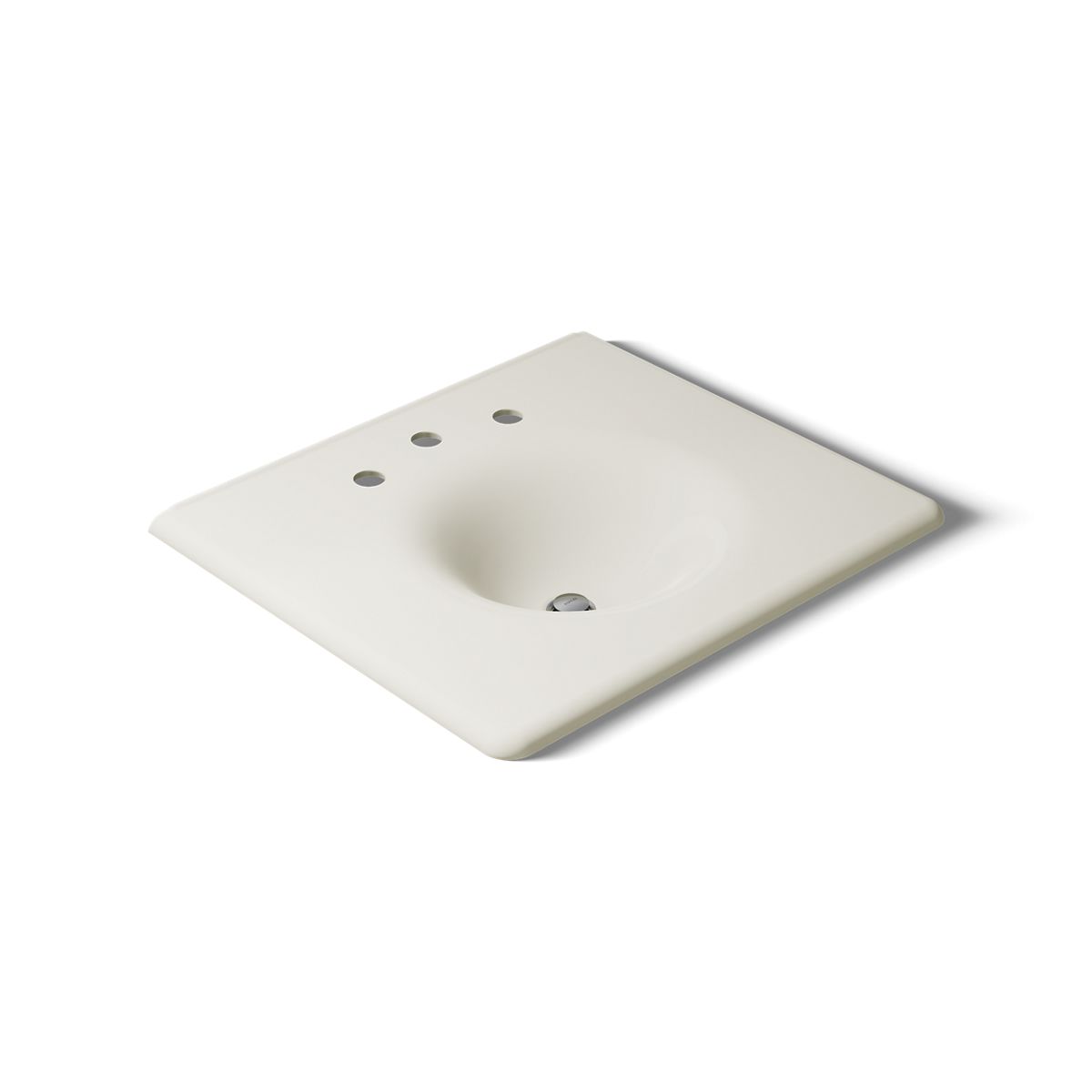 KOHLER Iron/Impressions 25" Enameled cast iron vanity top with integrated round sink