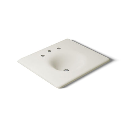 KOHLER Iron/Impressions 25" Enameled cast iron vanity top with integrated round sink