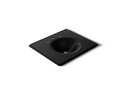 KOHLER Iron/Impressions 25" Enameled cast iron vanity top with integrated round sink