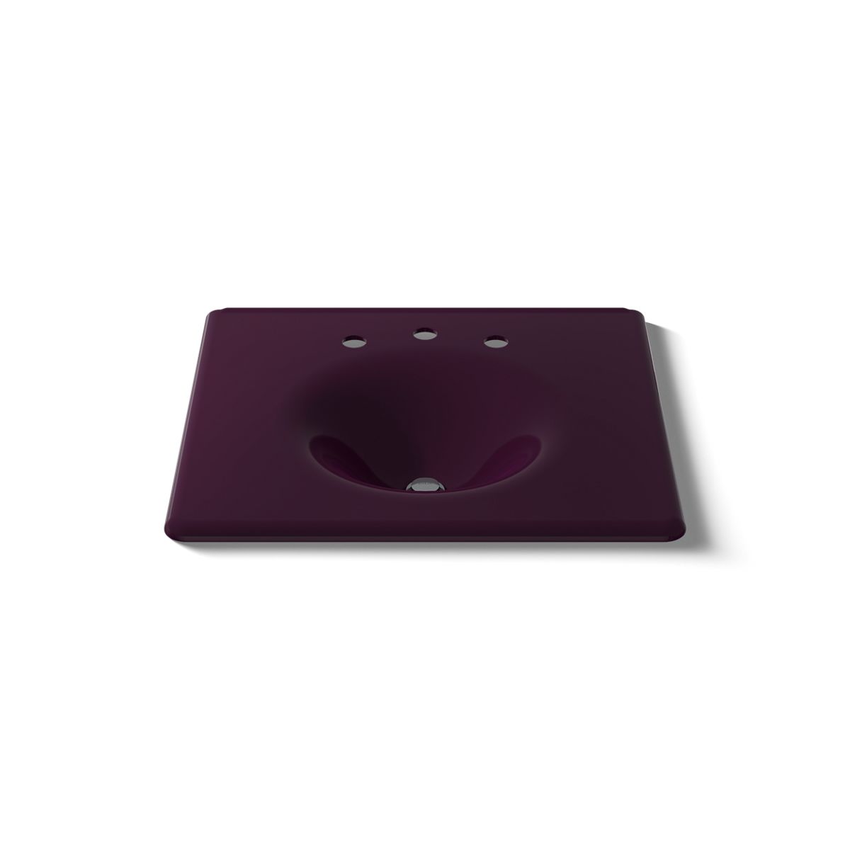 KOHLER Iron/Impressions 25" Enameled cast iron vanity top with integrated round sink