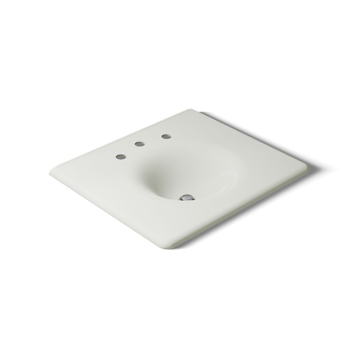 KOHLER Iron/Impressions 25" Enameled cast iron vanity top with integrated round sink