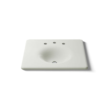 KOHLER Iron/Impressions 25" Enameled cast iron vanity top with integrated round sink