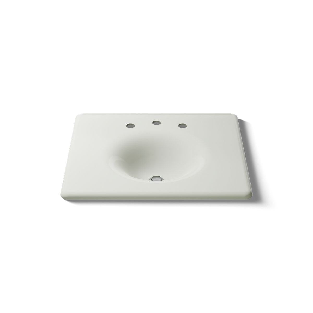 KOHLER Iron/Impressions 25" Enameled cast iron vanity top with integrated round sink