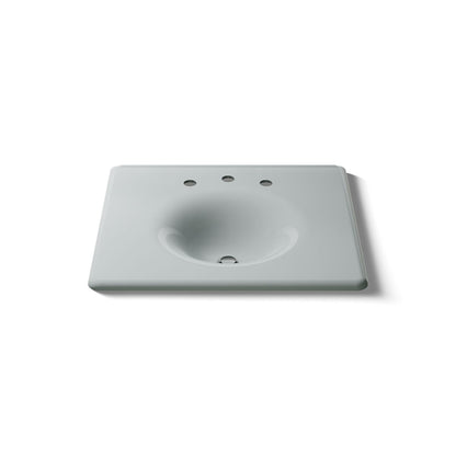 KOHLER Iron/Impressions 25" Enameled cast iron vanity top with integrated round sink