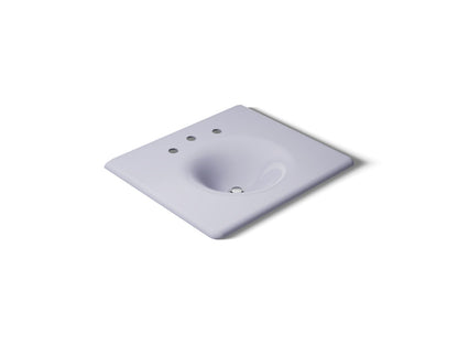 KOHLER Iron/Impressions 25" Enameled cast iron vanity top with integrated round sink