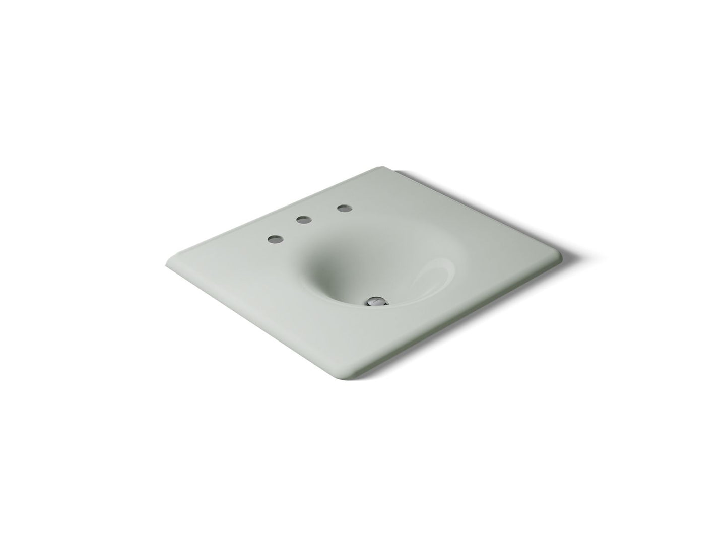 KOHLER Iron/Impressions 25" Enameled cast iron vanity top with integrated round sink