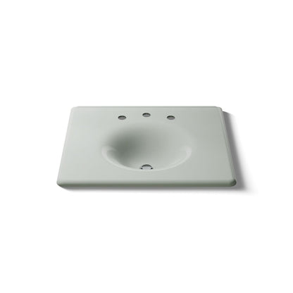 KOHLER Iron/Impressions 25" Enameled cast iron vanity top with integrated round sink