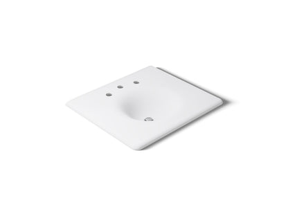 KOHLER Iron/Impressions 25" Enameled cast iron vanity top with integrated round sink
