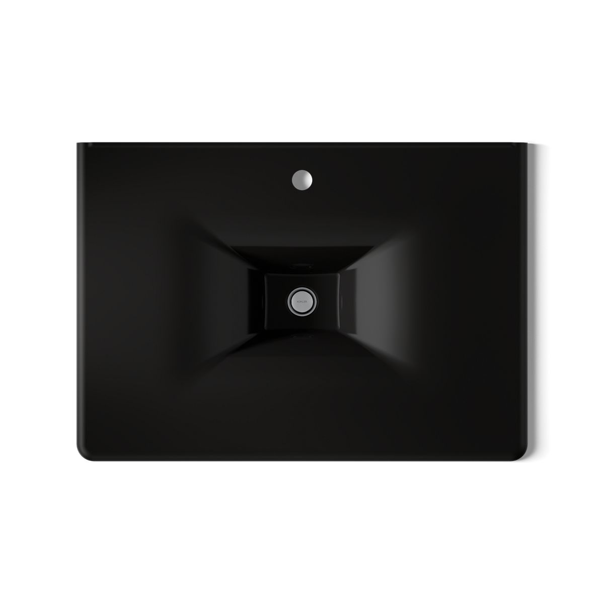 KOHLER Iron/Impressions 31" Enameled cast iron vanity top with integrated rectangular sink