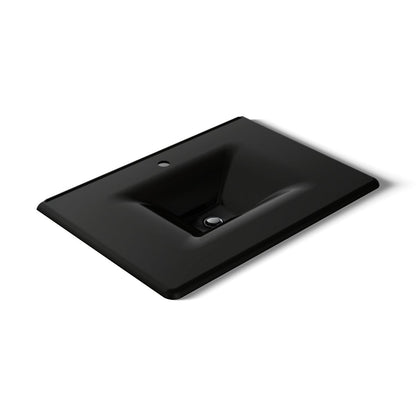 KOHLER Iron/Impressions 31" Enameled cast iron vanity top with integrated rectangular sink