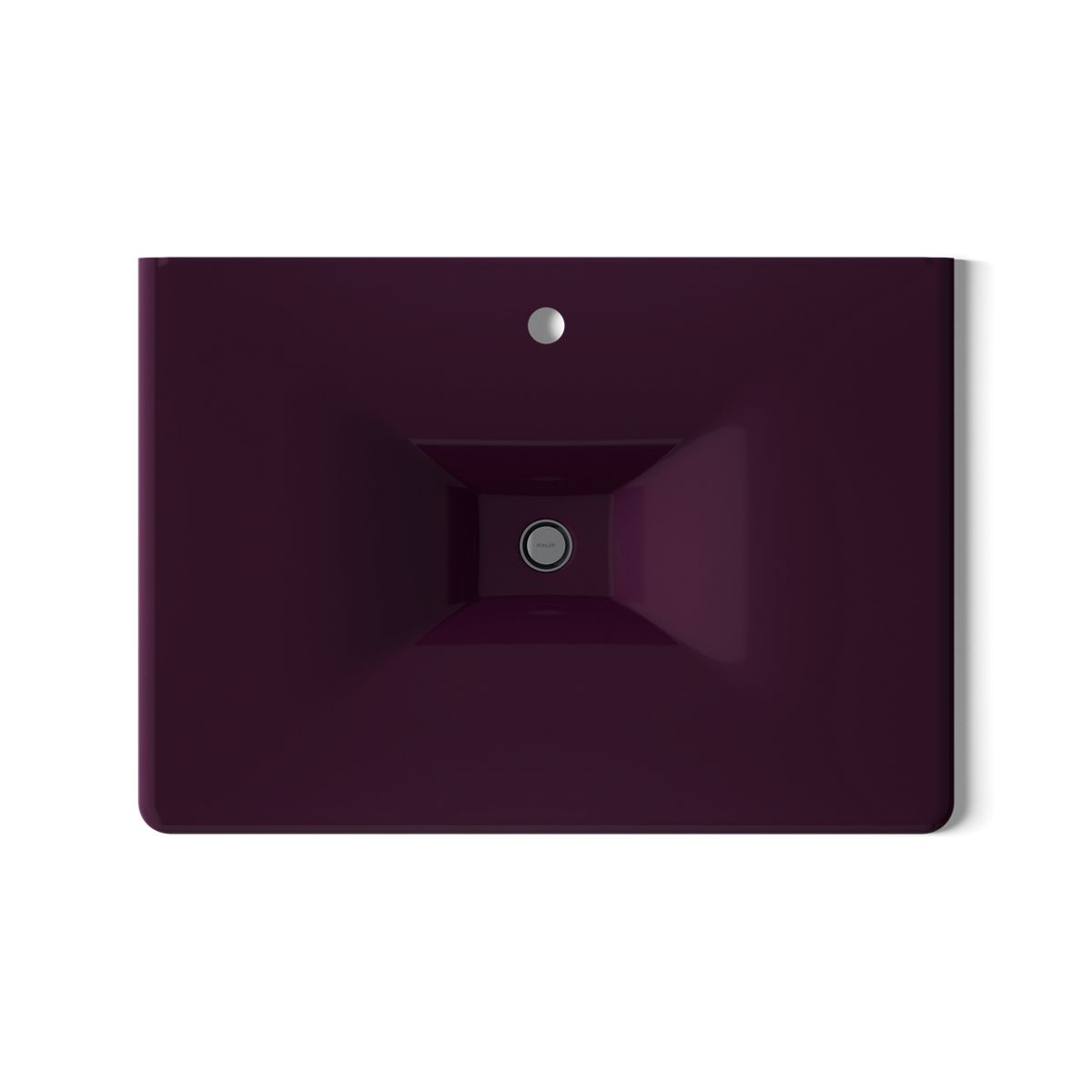 KOHLER Iron/Impressions 31" Enameled cast iron vanity top with integrated rectangular sink