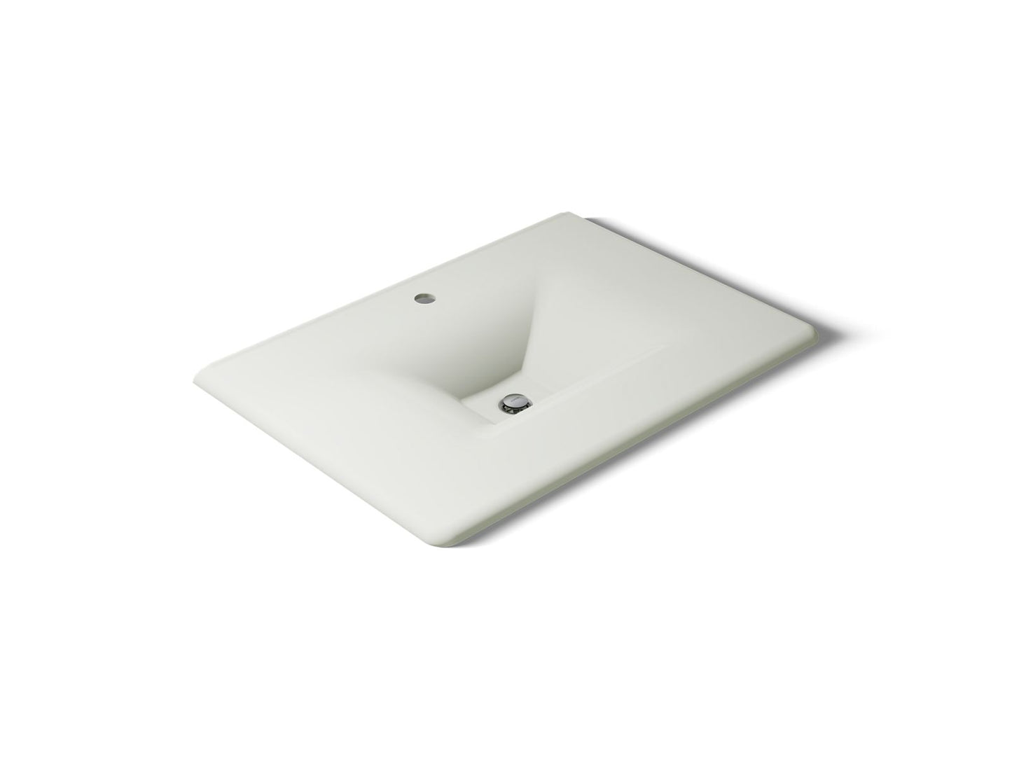 KOHLER Iron/Impressions 31" Enameled cast iron vanity top with integrated rectangular sink
