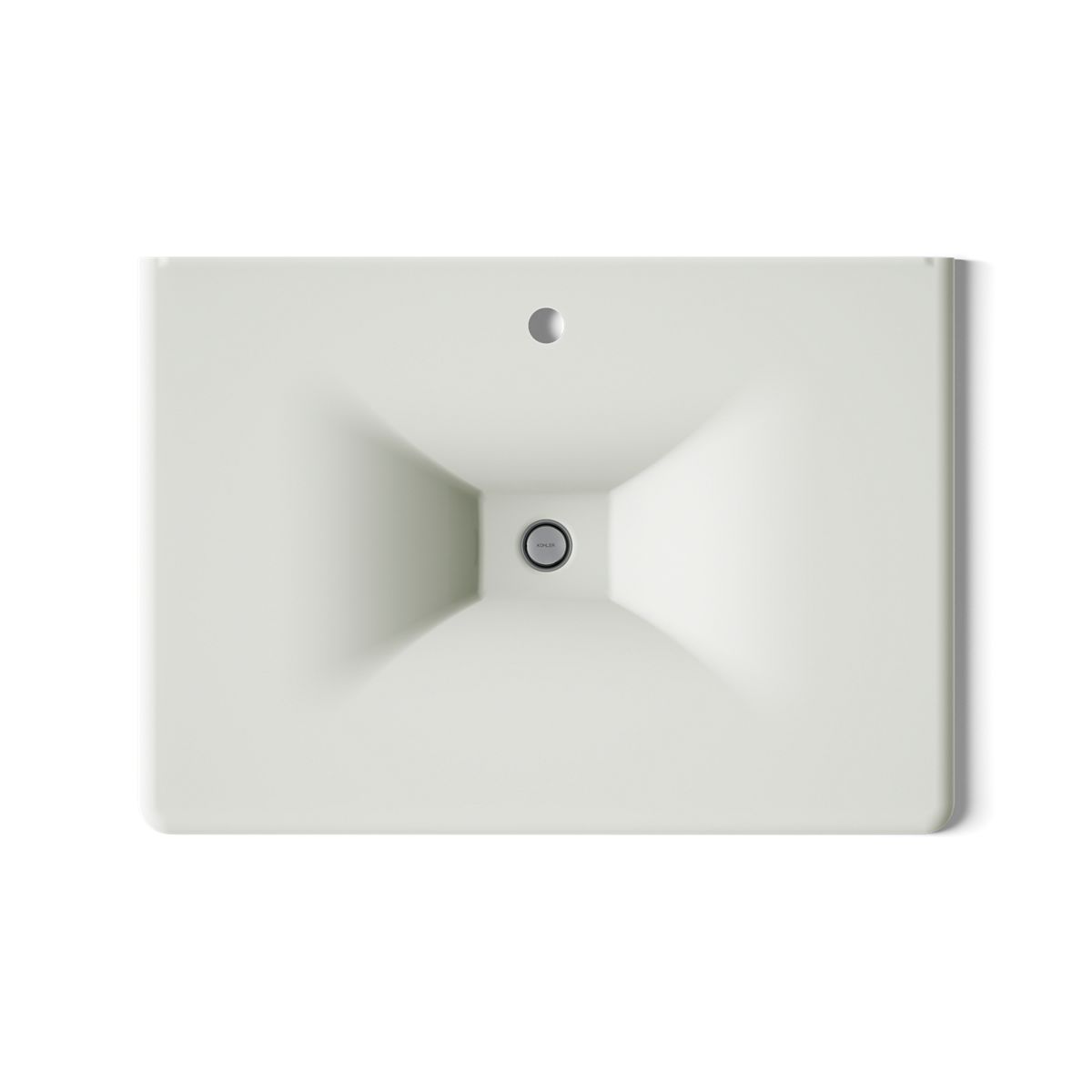 KOHLER Iron/Impressions 31" Enameled cast iron vanity top with integrated rectangular sink