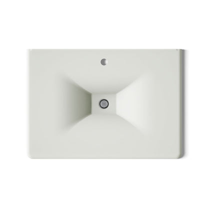KOHLER Iron/Impressions 31" Enameled cast iron vanity top with integrated rectangular sink