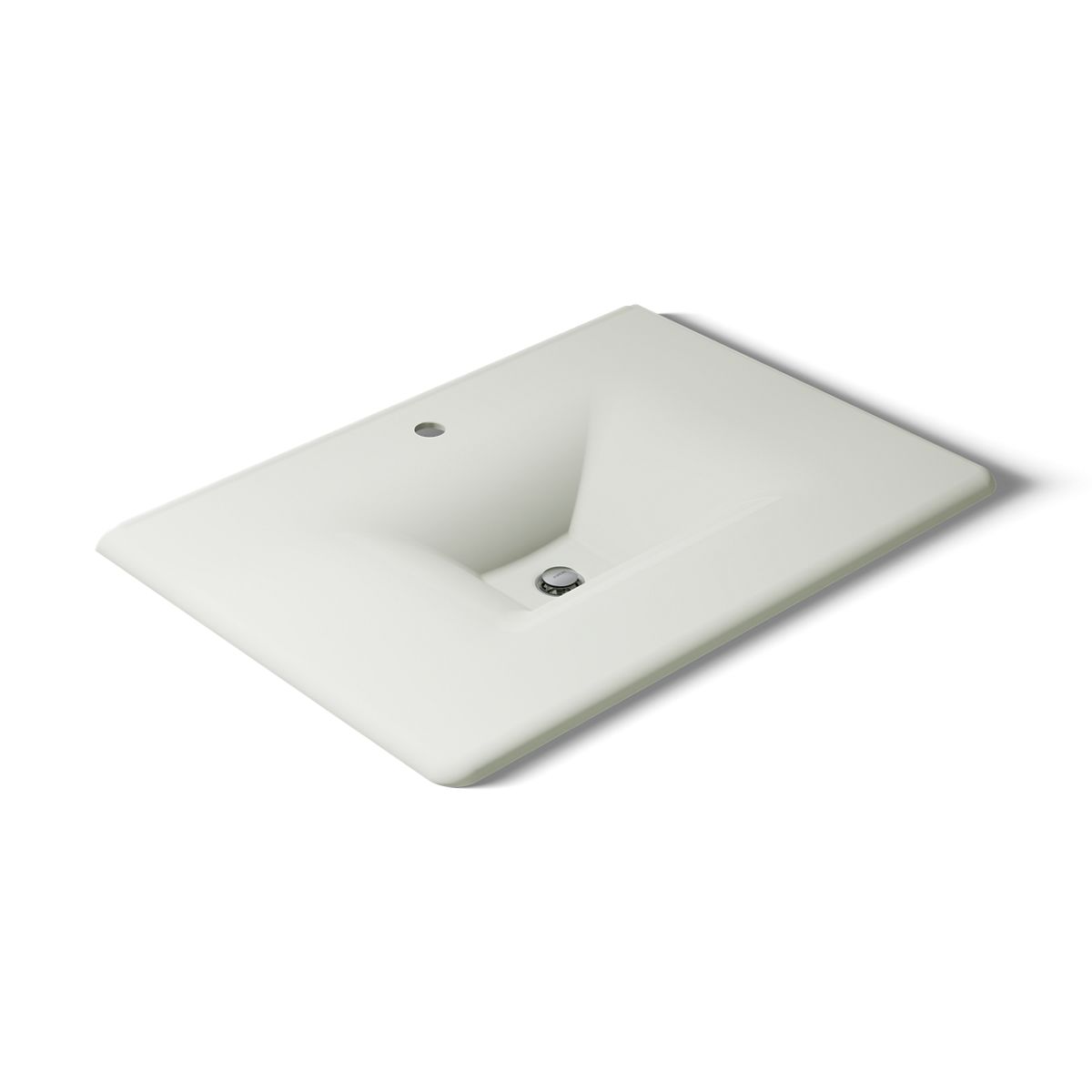 KOHLER Iron/Impressions 31" Enameled cast iron vanity top with integrated rectangular sink
