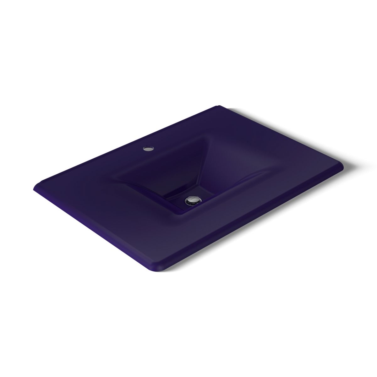 KOHLER Iron/Impressions 31" Enameled cast iron vanity top with integrated rectangular sink